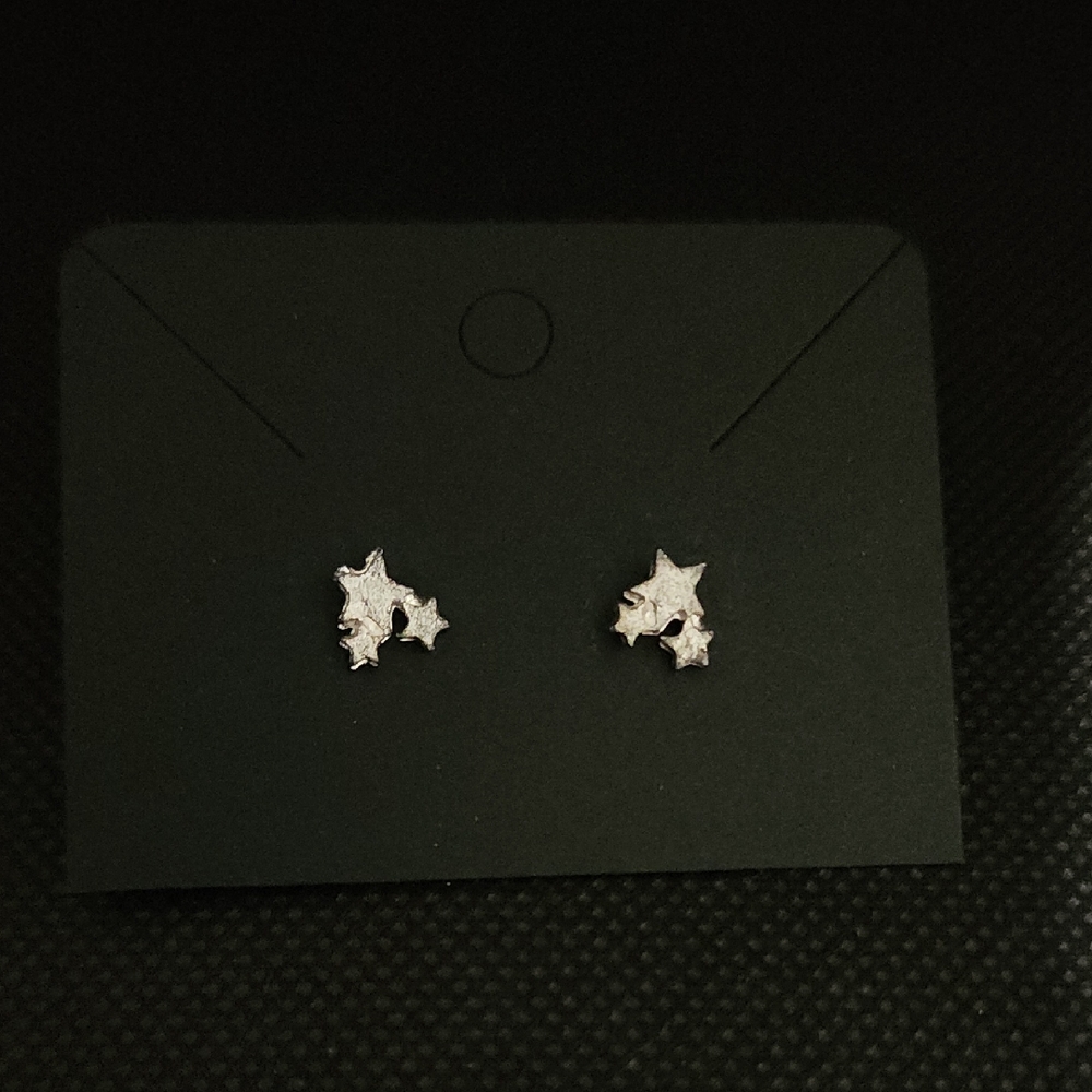 5/$25 Silver Star Earrings